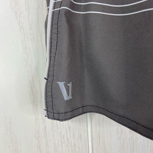 Vuori Trail Running Shorts Men’s XXL Striped Liner Anti-Odor - Picture 4 of 8